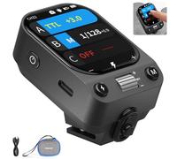 NEEWER QZ-N 2,4G TTL Déclencheur de Flash sans Fil Compatible avec Nikon Z9 Z8 Z6II Z7II Z5 Z50 D850 D3500 D7500 Appareils Photo,Émetteur Flash à écran Tactile,HSS 1/8000s,1000mAh avec Interrupteur CM