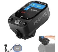 NEEWER QZ-S 2,4G TTL Émetteur de Flash sans Fil,HSS 1/8000s,Compatible avec Sony ZV-E10 A6400 A6700 A6100 A6000 A7III A7IV A7CII A7RV Appareil Photo,Batterie 1000mAh,Interrupteur CM,écran Tactile OLED