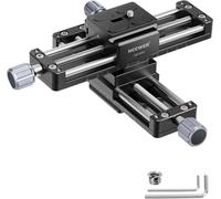NEEWER Rail Macro, Rail de Mise au Point Rotatif 4 Axes 360° en Alliage d'Aluminium avec Plateau Rapide Arca et Vis 1/4"" pour Têtes Trépied pour Caméscope, Photographie Macro, Gros Plans, GM-MP3