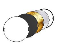 NEEWER Réflecteur de Lumière,Diffuseur de Lumière Multi-disques Pliable 5 en 1,Translucide/Argenté/Doré/Blanc/Noir,avec Poignées