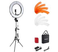 NEEWER Ring Light Professionnel avec Trépied: 18 Pouces 55W 5600K Réglable LED Anneau Lumineux avec Trépied, Récepteur Bluetooth pour Smartphone, Selfie, Youtube/TikTok Vidéo, Lampe Esthetique Tattoo