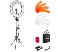 Neewer Kit d'éclairage Ring Light Anneau de lumière LED 48cm Extérieur 55W 5500K Réglable LED
