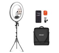NEEWER RL45B Kit Ring Light 18", 45W Anneau Lumineux Éclairage Latéral avec APP, Télécommande 2,4G Magnétique Détachable, Trépied, 12 Scènes pour Vidéo Maquillage TikToK Instagram Streaming