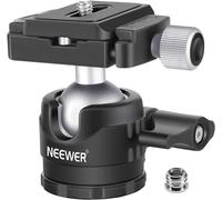 NEEWER Rotule pour trépied à Profil Bas 28 mm Rotation panoramique à 360° avec Plaque de dégagement Rapide de Type Arca 1/4"" et Niveau à Bulle pour trépieds monopodes Charge maximale : 6 6 LB/5 kg