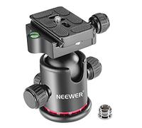 NEEWER Rotule pour trépied panoramique à 360 ° Tout en métal | Plaque de dégagement rapide de type Arca, vis 1/4" 3/8",montage fileté,charge maximale : 17,6 lb