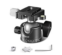 NEEWER Tête sphérique à Profil Bas pour trépied d'appareil Photo, 36 mm, tête de trépied panoramique en métal avec Centre de gravité Bas, Compatible avec Plaque de dégagement Rapide Arca 1/4" pour