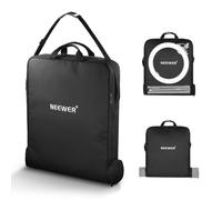 Neewer RU-009 Sac de Transport Extensible avec Sac de Rangement séparé Extensible pour trépied Pliable de 78 cm, Sac de Protection en Nylon léger de 60 x 58 cm pour Anneau Lumineux avec Support,