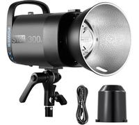 NEEWER S101-400W Flash Stroboscopique avec 9 Niveaux,Lampe de Modélisation 150W,400W GN65 5600K avec Réflecteur à Monture Bowens Standard,Ventilateur Silencieux en Mode S1/S2 pour Photographie Studio