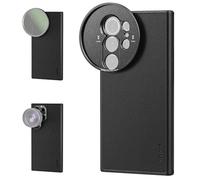 NEEWER S25 Ultra Étui de Protection en Similicuir avec Montures d'Objectif 17mm et Adaptateur de Filtre 67mm pour Enregistrement vidéo, Compatible avec Samsung Galaxy S25 Ultra MagSafe Charging, PA092