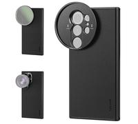 Neewer S25 Ultra Pu Leather Protective Case With 17mm Lens Mounts And 67mm Filter Adapter For Video Recording, Compatible With Samsung Galaxy S25 Ultra Magsafe Charging, Pa092