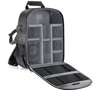Neewer Sac à Dos de Caméra Etanche Antichoc 27x15x35cm pour Reflex, Reflex Numérique Appareil Photo sans Miroir Lentille Flash Batterie etc. (Intérieur Gris) Gris G