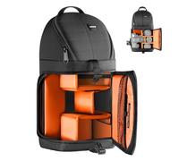 NEEWER Sac à Dos Professionnel pour Appareil Photo Reflex numérique et Objectif, avec séparateur rembourré (intérieur Orange)