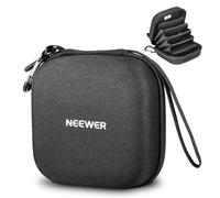 NEEWER Sac de Rangement pour filtres PB12 11 x 11 cm avec séparateurs extensibles, dragonne et mousqueton pour 4 filtres circulaires 86 mm