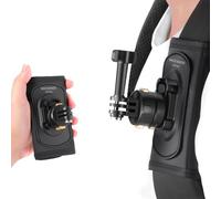 NEEWER Sangle de Fixation pour Sac à Dos Compatible avec GoPro DJI Insta360 Caméras d'action, Support 360° avec Clip à Dégagement Rapide et Interrupteur à Bascule pour Enregistrement Vidéo, GP63