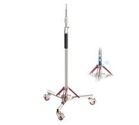 Neewer SC305AW Support d'éclairage Robuste à Coussin d'air avec roulettes, trépied réglable, Support à roulettes en Acier Inoxydable pour Flash de Studio, boîte à lumière, réflecteur monolight
