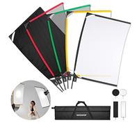 NEEWER SF6090F Kit de Drapeau Pliable 5 en 1 pour Photographie, réflecteur, modificateur de lumière, pour Effets Doux, diffusés et Lumineux, Sac de Transport Inclus