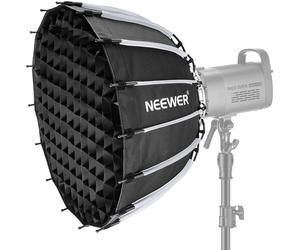 NEEWER Softbox Parabolique + Grille Nid d'Abeille 85cm