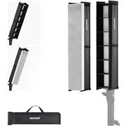 NEEWER Softbox Tube Diffuseur de Grille Lumineuse pour BH-30B Barre Lumineuse LED RVB Polychrome Softbox à Bande de Grille en Nid d'abeille avec Diffuseur, Sac de Transport, Loquet Photo Tactile, NS3S