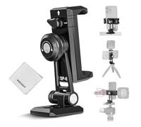 NEEWER SP-02 Adaptateur de trépied pour téléphone avec Plaque de dégagement Rapide de Type Arca - Rotation à 360° - Chiffon de Nettoyage inclinable à 180° - Support Pliable Compatible avec iPhone