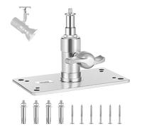 Neewer St-WM1 Support Mural au Plafond de 8,5 cm avec Filetage de 6,35 mm et 10 vis, Support Mural pour Appareil Photo, Lampe vidéo, Flash stroboscopique, Charge maximale 10 kg, St-WM1