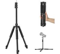 NEEWER ST195 Support de lumière pour Photographie, 47 à 195 cm, en Aluminium, réversible, pour éclairage de Studio, téléphone Portable, Support vidéo avec vis 1/4" pour lumière stroboscopique, caméra