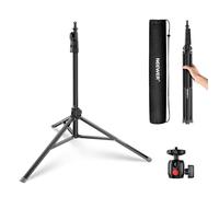 NEEWER ST200B Support d'éclairage de Studio Portable en Aluminium 56-200cm avec Rotule et vis 1/4", Charge Maximale 4kg,Support Vidéo pour Téléphone, Softbox Stroboscopique, DSLR Caméra