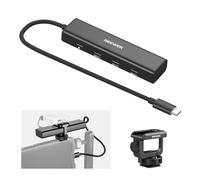 NEEWER Station Accueil Hub USB C avec Adaptateur Sabot,Dongle 4 en 1,PS020E | Hub multiport:3 port USB C 3,1 Gen 2 & 1x100W port PD,10Gbps Compatible avec iPhone 18 Pro Max 17 16 15 iPad Mac Android PC