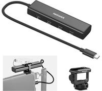 NEEWER Station d'accueil USB C avec Adaptateur Griffe, Adaptateur multiport 4 en 1 avec 3 Ports USB C 3.1 Gen2 et 1 PD 100 W, 10 Gbit/s, Compatible avec iPhone 16 15, iPad, Mac, Android, PC,