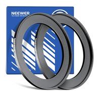 Neewer Step Up Lot de 2 bagues d'adaptation 58-77 mm avec Chiffon de Nettoyage en Alliage d'aluminium Ultra Fin pour Objectif d'appareil Photo de 58 mm à Utiliser Un Filtre de 77 mm