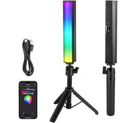 NEEWER Stick LED RGB avec Trépied de Bureau, Contrôle APP, Magnétique pour Photo Vidéo, 2500K-8500K Réglable IRC95+, Tube LED Portable 2550mAh, 17 Effets de Scène pour Vlog TikTok, TL21C