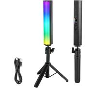 NEEWER Stick LED RGB avec Trépied de Bureau pour Photo Vidéo, 2500K-8500K Réglable IRC95+, Tube LED Portable 2550mAh, 17 Effets de Scène pour Vlog TikTok, TL20C