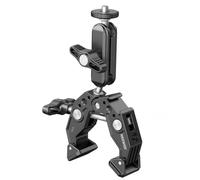 NEEWER Super Clamp Rotule pour Smartphone/Adaptateur Caméra d'action, ST87 | Avec Fixation Griffe Froide, pour surface Plane/Arrondie,Compatible avec GoPro DJI iPhone 18 Pro 18 Pro Max 17 16 15 ProMax
