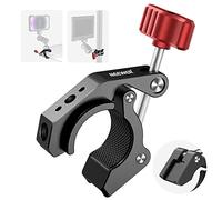 NEEWER Super Clamp Pince avec Sabot Froid et Trous filetés 1/4" 3/8", Charge Max. 4 kg, Support en Forme de Crabe pour la Plupart des Accessoires Photo, Compatible avec SmallRig Magic Arm, Rouge ST81