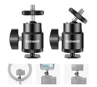 NEEWER Support 1/4" Mini Adaptateur de Fixation de Griffe sphérique à tête sphérique pour appareils Photo, caméscopes, téléphone Intelligent, Lampe vidéo, Microphone, Lampe annulaire - ST17