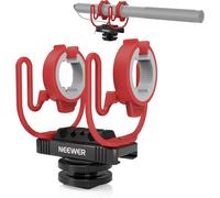 NEEWER Support Antichoc pour Microphone avec Griffe,Filetage 1/4"" pour Cages de Caméra,Perches,Trépieds,Support de Micro Compatible avec VM15,Rode NTG Serie,Sennheiser MKE600,Audio Technica AT875R,MH