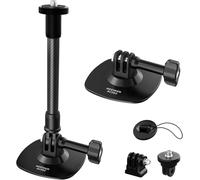 NEEWER Support casque flexible avec perche d'extension,compatible avec Insta 360, GoPro et DJI; base adhésive pour caméra d'action,idéale pour l'enregistrement vidéo POV;pour accessoires 1/4"",AC060