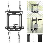 NEEWER Support Clôture, Pare-Soleil Compatible avec iPhone Mevo GoPro Insta360 DJI Pocket Radar Gamechanger, kit de Montage Métal et Support pour Enregistrement Vidéo de Baseball en Streaming, PA036B