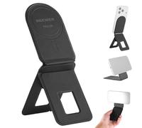 NEEWER Support de Bureau Magnétique pour Téléphone Portable, Trépied, Perche à Selfie, Multi Angle, Pliable, Léger, Portable, en Cuir, Compatible avec MagSafe, iPhone, Samsung,Android,pour Vidéo,PA139