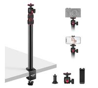 NEEWER Support de Bureau pour Caméra avec Support Téléphone et Rotule 360°,43-102cm,Pince Télescopique en C,Support de Lampe Table,Vis 1/4",Support de Bureau Charge Maximale 3kg,pour DSLR,Webcam,TL283