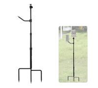 NEEWER Support de caméra de Chasse avec Support de Panneau Solaire, réglable à 360 °, Poteau de Montage extérieur avec Base à 3 Dents, vis de 6,35 mm pour lumières de pêche Nocturne et télescopes