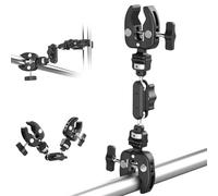 Neewer Support de caméra Double Super Pince avec Bras Magique, Interface OTAN, Chaussures Froides, Trous de localisation de 6,35 mm pour Arri, Bureau Studio Photographique, Support de lumière, Barre