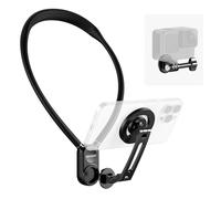 Neewer Support de Cou magnétique, Mains Libres pour trépied Compatible avec GoPro DJI Insta360 iPhone 15 Android, Support de téléphone Tour de Cou pour vidéo POV, GP16