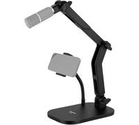 NEEWER Support de Microphone de Bureau avec Pince pour Téléphone & Bras Flexible, Pied de Micro Table avec Adaptateur de Vis 1/4"" à 5/8"",Compatible avec Blue Yeti Razer Seiren Mini,Charge 1,5kg,MS02
