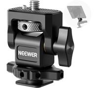 NEEWER Support de Moniteur caméra avec Sabot Froid pour Moniteur 5"&7",vis 1/4",Compatible avec Atomos Ninja V, pivotement à 360°, Inclinaison réglable à 180°, Amortissement, MA006