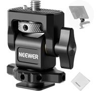 NEEWER Support de Moniteur de Caméra à Sabot Froid avec Anti-torsion,Vis 1/4", Compatible avec Atomos Ninja V,Moniteurs de Terrain 5" & 7",Pivotant à 360° et Inclinable à 180°,avec Amortissement,MA006