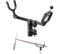 NEEWER Support de Perche de Micro avec Goujon 5/8", Adaptateur de Montage pour Microphone vidéo DSLR antidérapant en métal, Inclinaison de -15°/+30°, Charge maximale:17/6lb/8kg,CM-NA -2