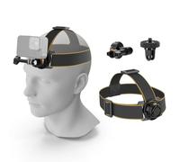 NEEWER Support de Sangle de Tête pour Caméra d'action, Support de Ceinture Magnétique à Dégagement Rapide Compatible avec GoPro Hero 12 11 10 9 8 DJI Osmo Insta360 pour POV Vidéo Vlog Live, GP20