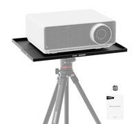 NEEWER Support de Tablette/projecteur 15"×11"×0,5" en métal,détachable avec 1/4"-3/8" vis Adaptateur pour Trépied Support Montage pour scène,réunion,conférence extérieur (trépied Non Inclus),MS016A