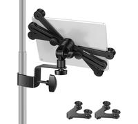 NEEWER Support de Tablette Réglable 7-14 pouces avec Pince Pivotante à 360 Degrés pour Connexion avec Support de Microphone, Compatible avec iPad, iPad Pro, iPad Air, Google Nexus Samsung Galaxy