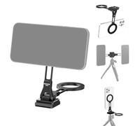NEEWER Support de Téléphone Magnétique Double avec Trépied et Base de Type Arca, Fixation en Métal pour Caméra et Smartphone Portable, Compatible avec MagSafe iPhone Samsung Android,Vidéo, DS029